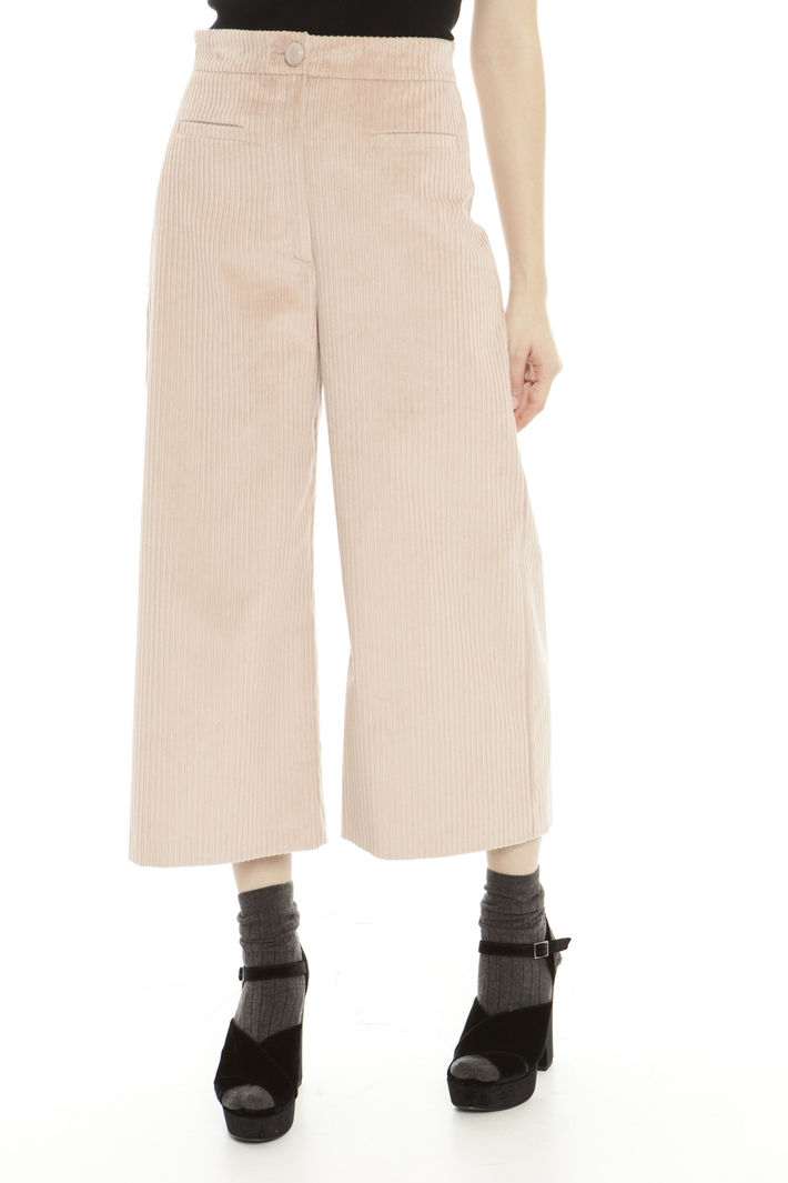 Pantalone cropped stretch a coste Fashion Market Pantalone cropped stretch a coste Fashion Market