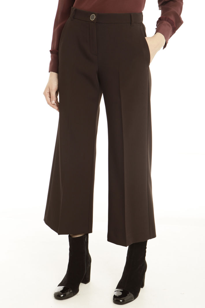 Pantalone cropped fluido Fashion Market Pantalone cropped fluido Fashion Market