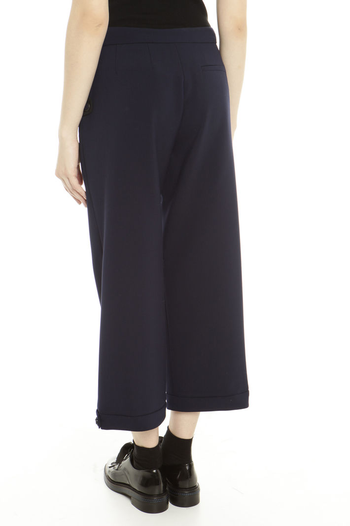 Pantaloni cropped con bottoni Fashion Market Pantaloni cropped con bottoni Fashion Market