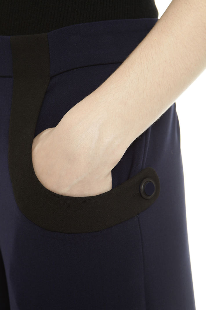 Pantaloni cropped con bottoni Fashion Market Pantaloni cropped con bottoni Fashion Market