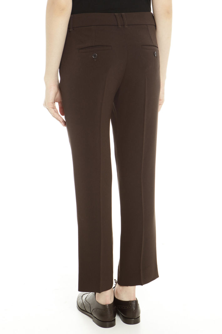 Pantaloni cropped in cady Fashion Market Pantaloni cropped in cady Fashion Market