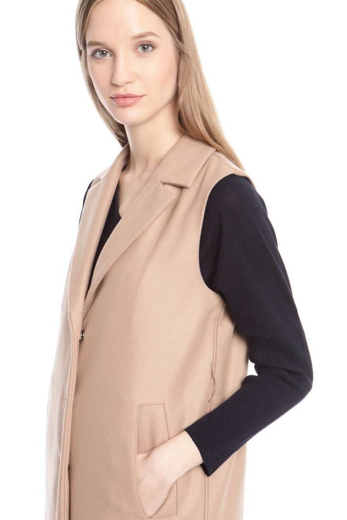 Gilet lungo in panno Fashion Market Gilet lungo in panno Fashion Market