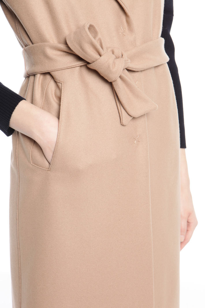 Gilet lungo in panno Fashion Market Gilet lungo in panno Fashion Market