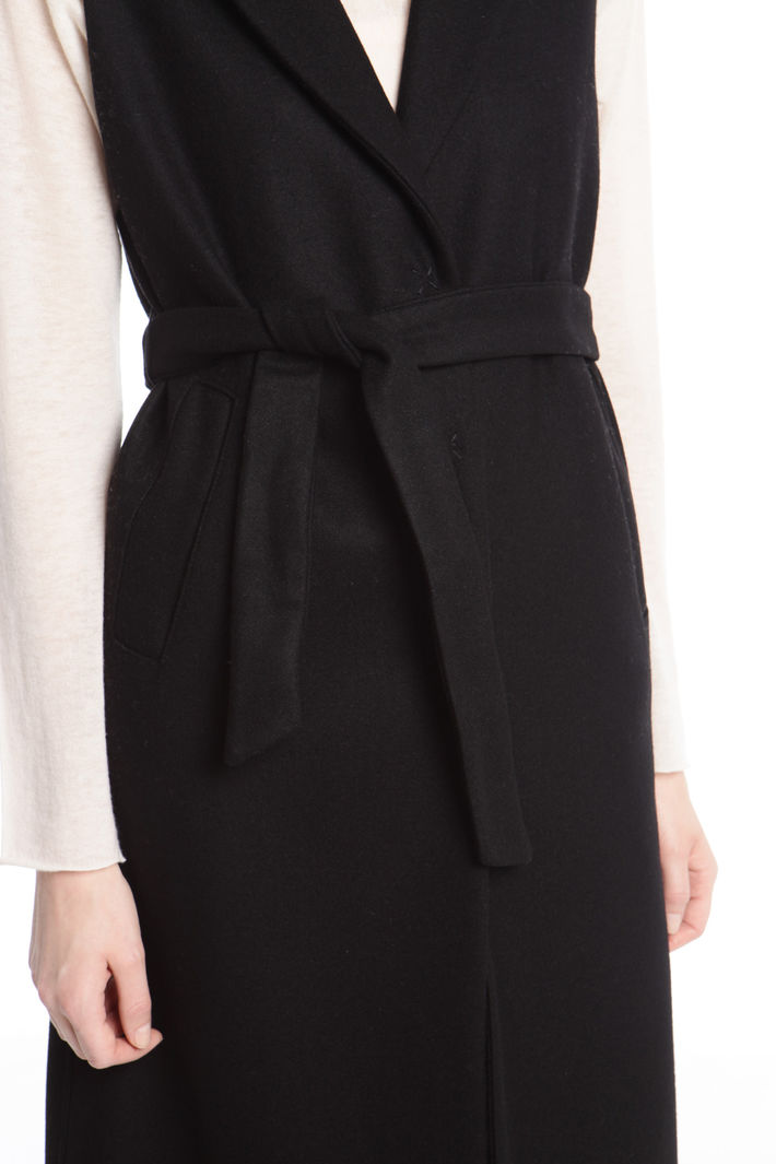 Gilet lungo in panno Fashion Market Gilet lungo in panno Fashion Market