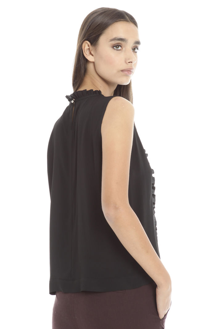 Top con ruches decorative Fashion Market Top con ruches decorative Fashion Market