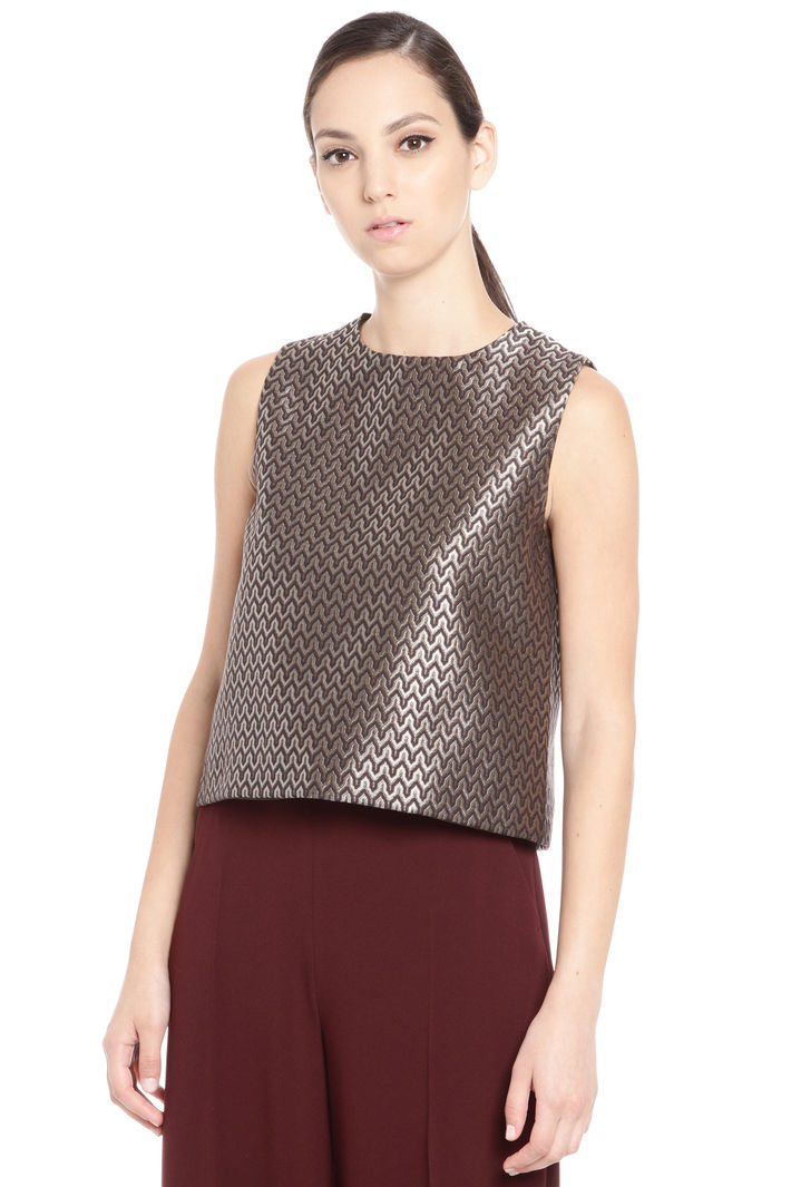 Top in tessuto jacquard Fashion Market Top in tessuto jacquard Fashion Market