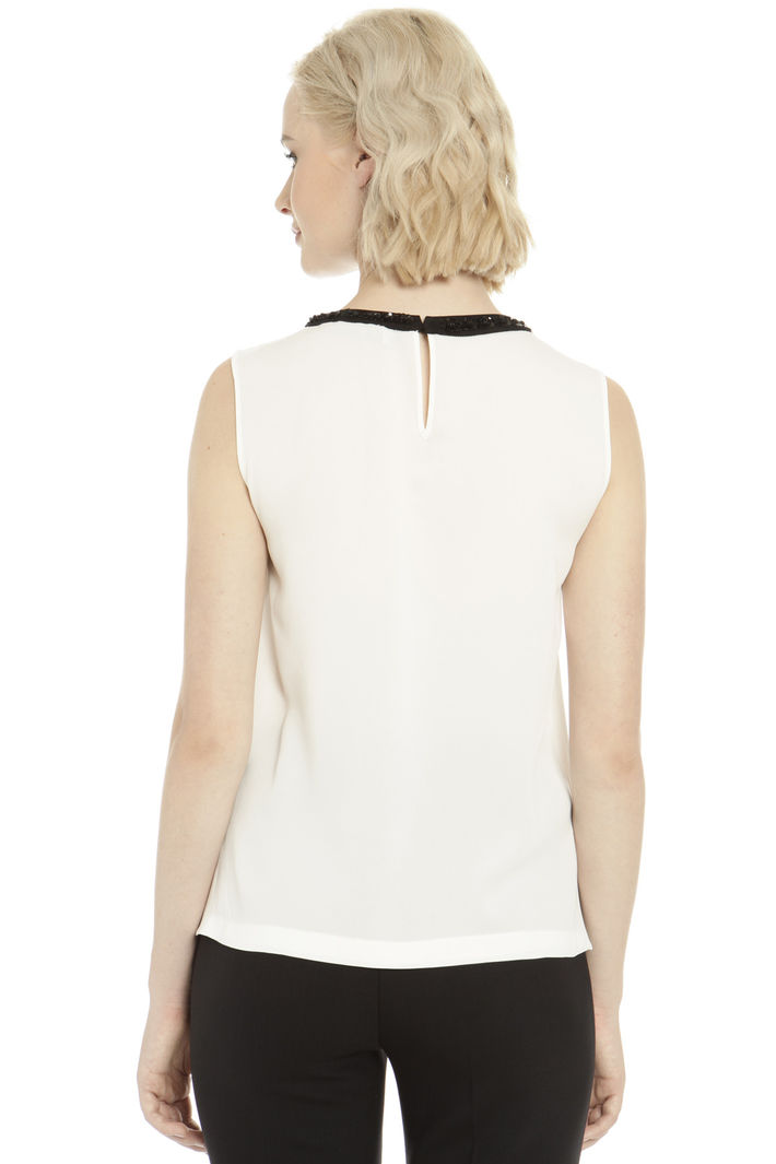 Top in seta con ricamo Fashion Market Top in seta con ricamo Fashion Market