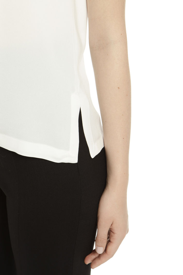 Top in seta con ricamo Fashion Market Top in seta con ricamo Fashion Market