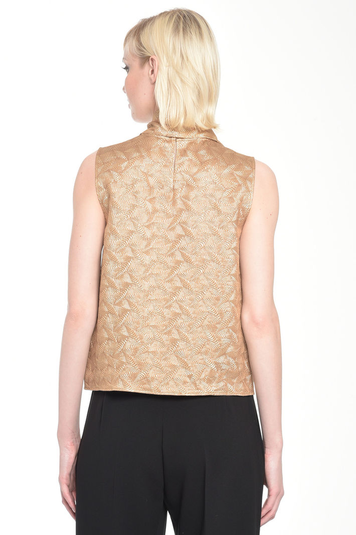 Top in jacquard lurex Diffusione Tessile Top in jacquard lurex Diffusione Tessile