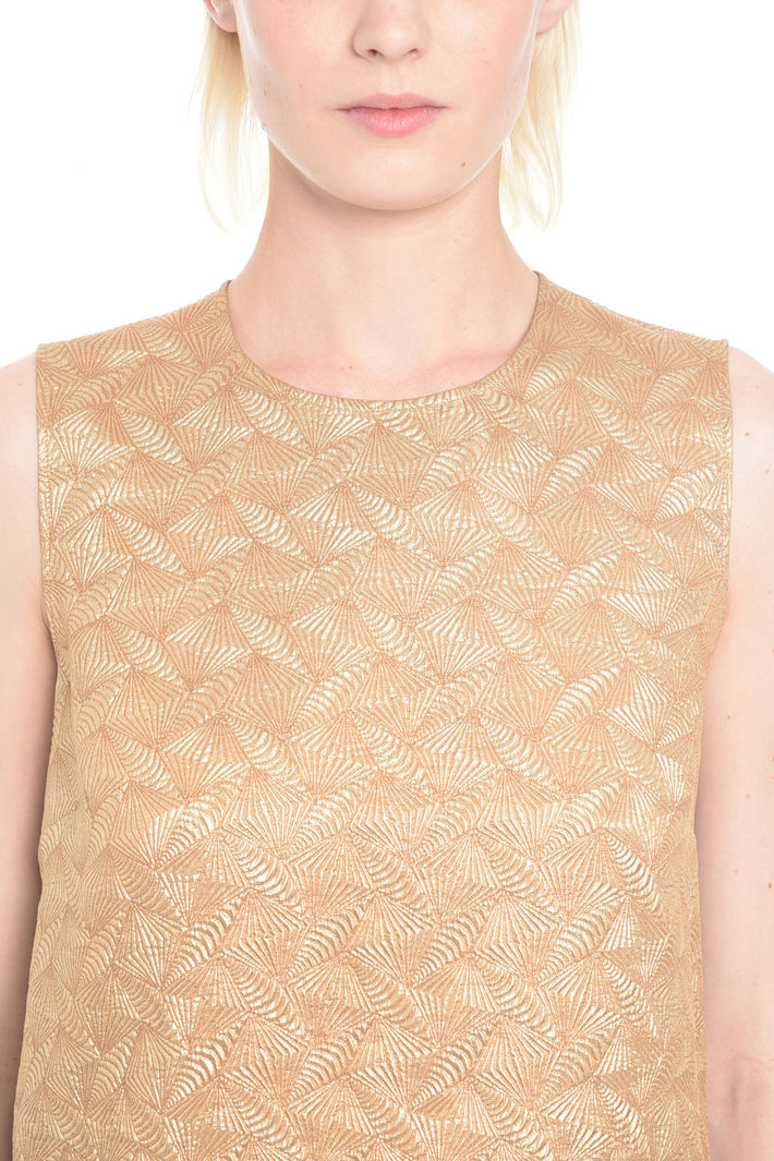 Top in jacquard lurex Diffusione Tessile Top in jacquard lurex Diffusione Tessile