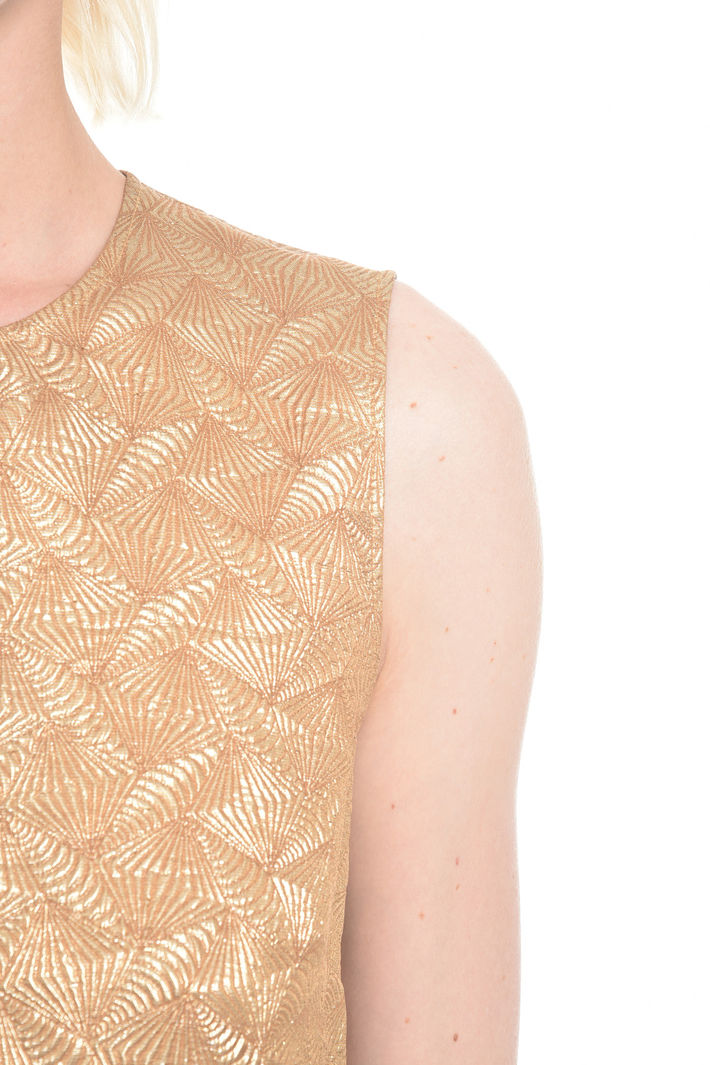 Top in jacquard lurex Diffusione Tessile Top in jacquard lurex Diffusione Tessile
