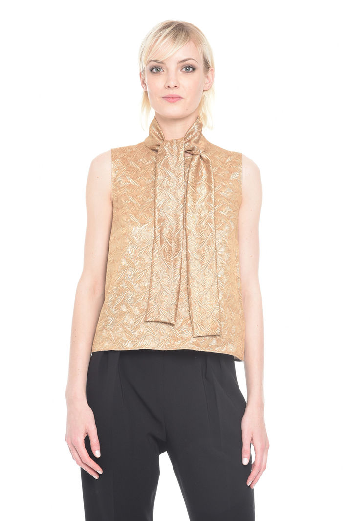 Top in jacquard lurex Diffusione Tessile Top in jacquard lurex Diffusione Tessile