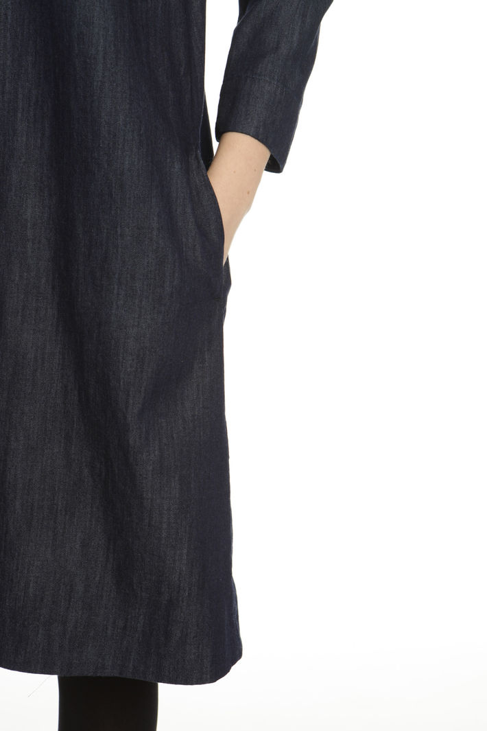 Abito casacca in denim Diffusione Tessile Abito casacca in denim Diffusione Tessile