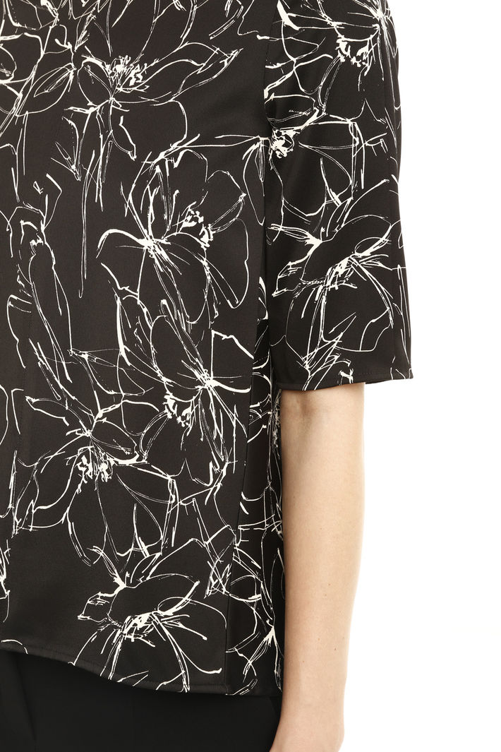 Blusa stampata in crepe Fashion Market Blusa stampata in crepe Fashion Market