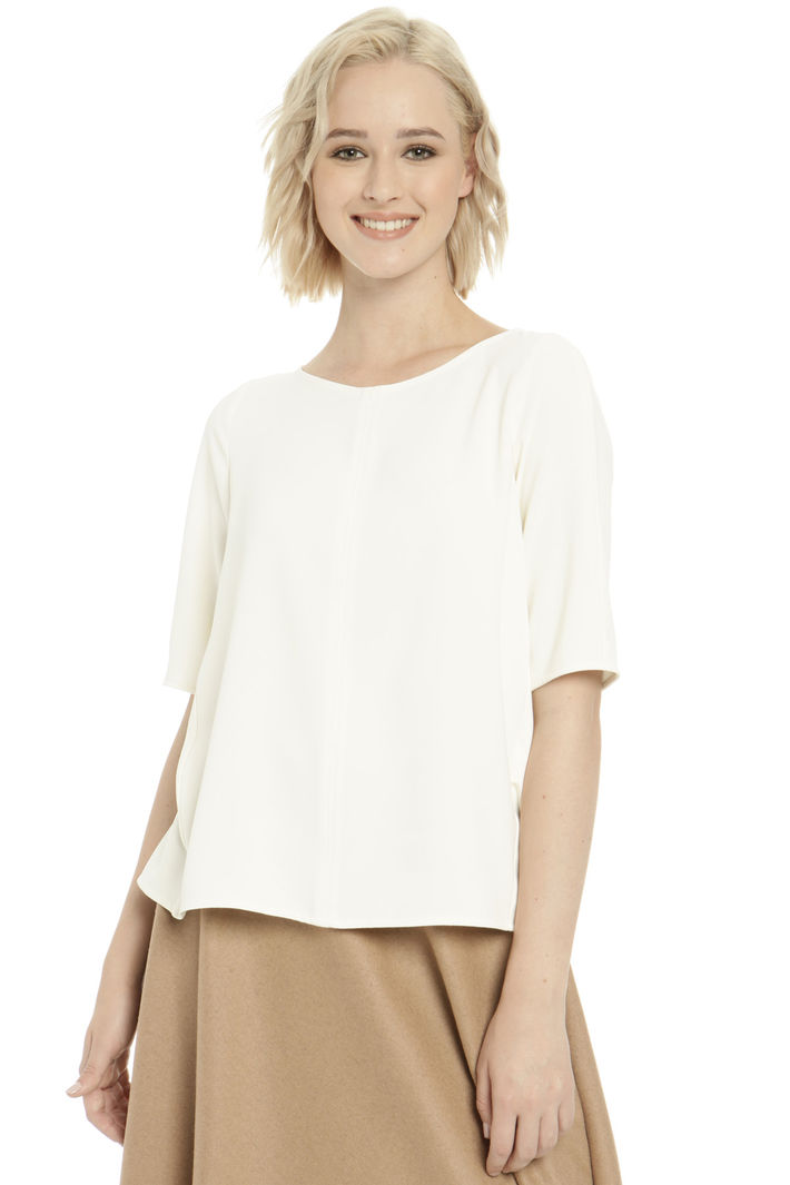 Blusa in cady Fashion Market Blusa in cady Fashion Market