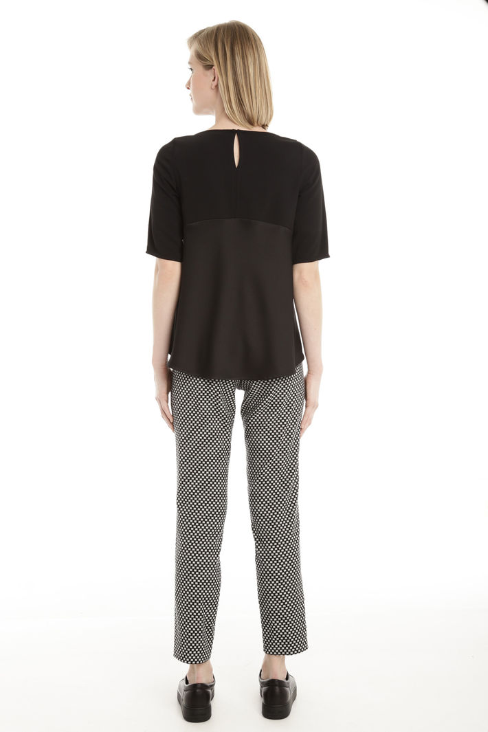 Blusa in cady Fashion Market Blusa in cady Fashion Market