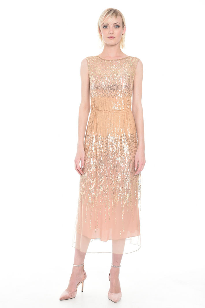 Abito in tulle con paillettes Diffusione Tessile Abito in tulle con paillettes Diffusione Tessile