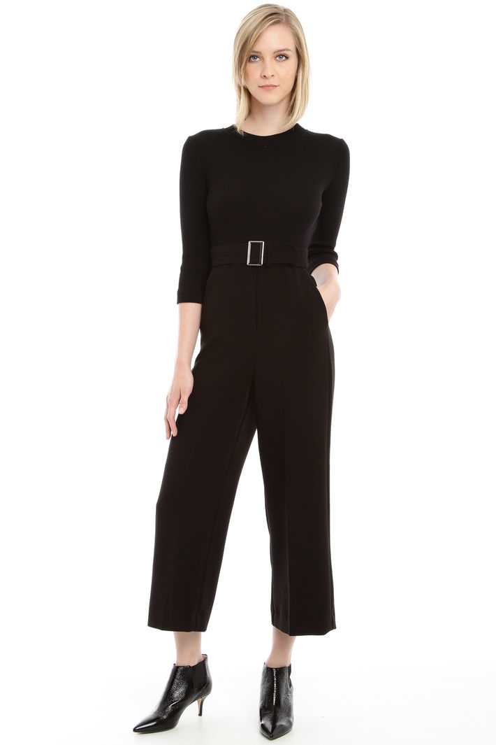 Tuta cropped con cintura in vita Fashion Market Tuta cropped con cintura in vita Fashion Market