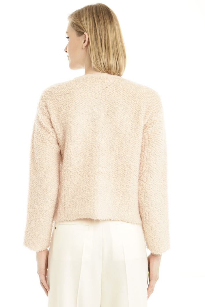 Cardigan in lana bouclè Diffusione Tessile Cardigan in lana bouclè Diffusione Tessile