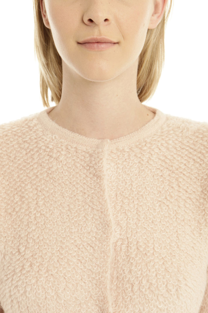 Cardigan in lana bouclè Diffusione Tessile Cardigan in lana bouclè Diffusione Tessile