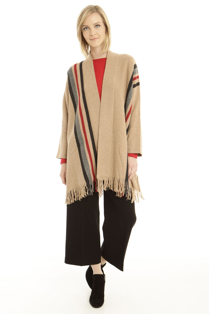 Poncho in misto alpaca Fashion Market Poncho in misto alpaca Fashion Market