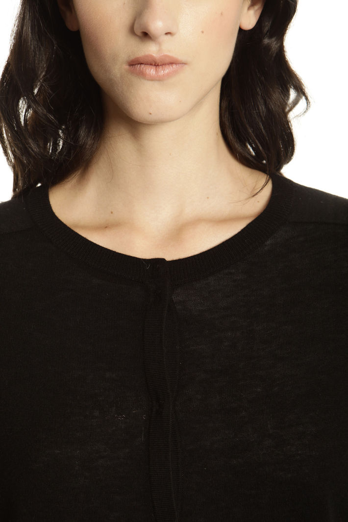 Cardigan girocollo Diffusione Tessile Cardigan girocollo Diffusione Tessile