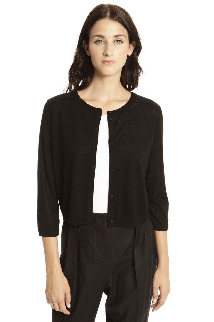 Cardigan girocollo Diffusione Tessile Cardigan girocollo Diffusione Tessile