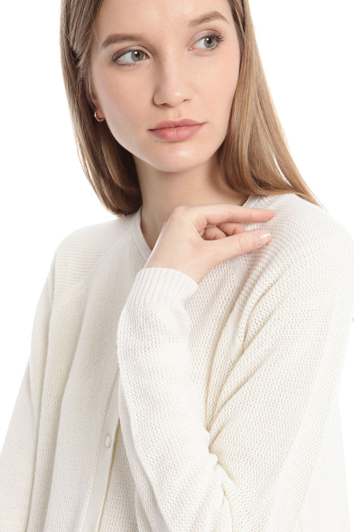 Cardigan in punto rete Diffusione Tessile Cardigan in punto rete Diffusione Tessile