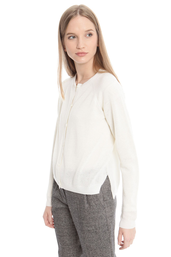 Cardigan in punto rete Diffusione Tessile Cardigan in punto rete Diffusione Tessile