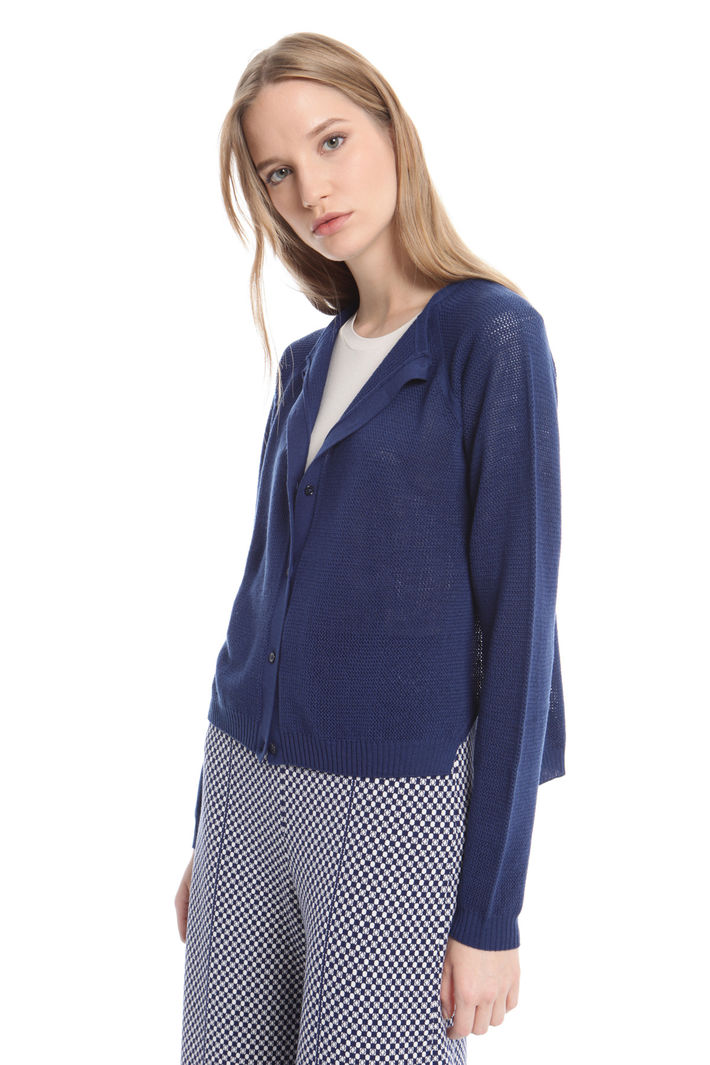 Cardigan in punto rete Diffusione Tessile Cardigan in punto rete Diffusione Tessile