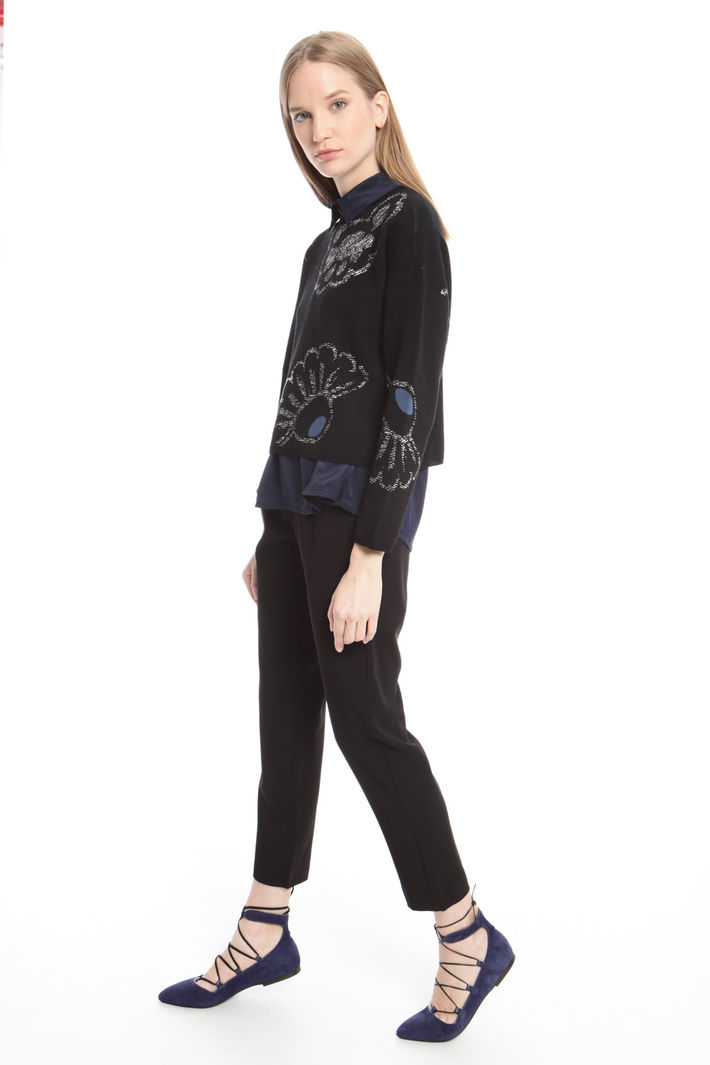 Maglia macrofiori boxy Fashion Market Maglia macrofiori boxy Fashion Market