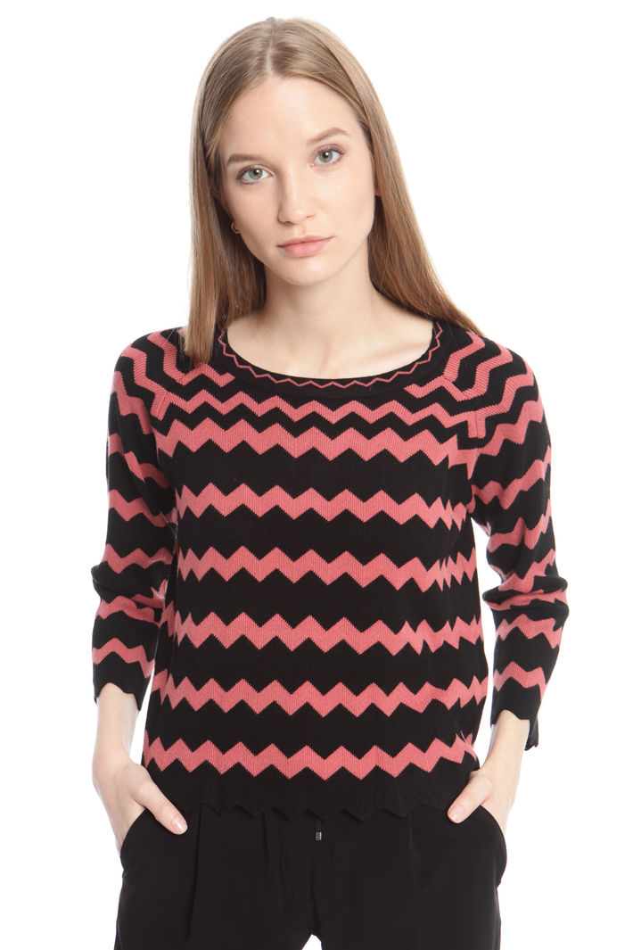 Maglia boxy chevron Fashion Market Maglia boxy chevron Fashion Market