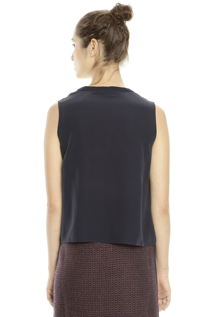 Top smanicato in crepe di seta Fashion Market Top smanicato in crepe di seta Fashion Market