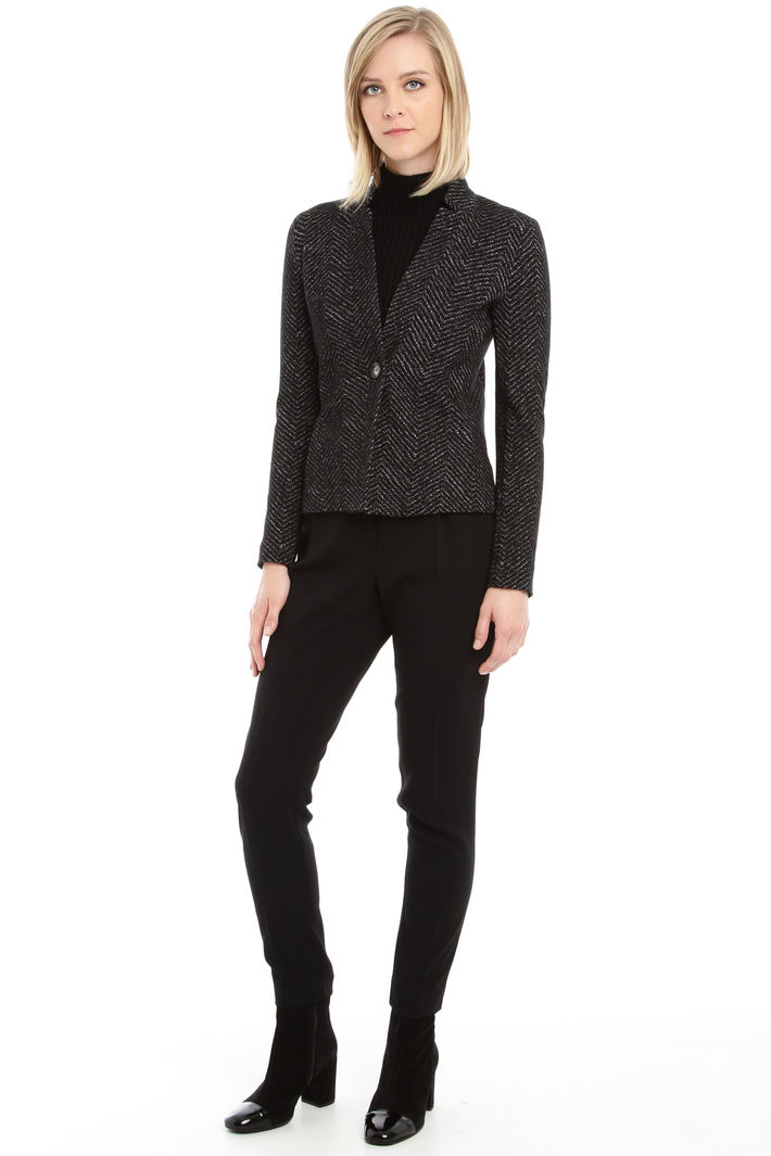 Blazer in jersey jacquard Fashion Market Blazer in jersey jacquard Fashion Market