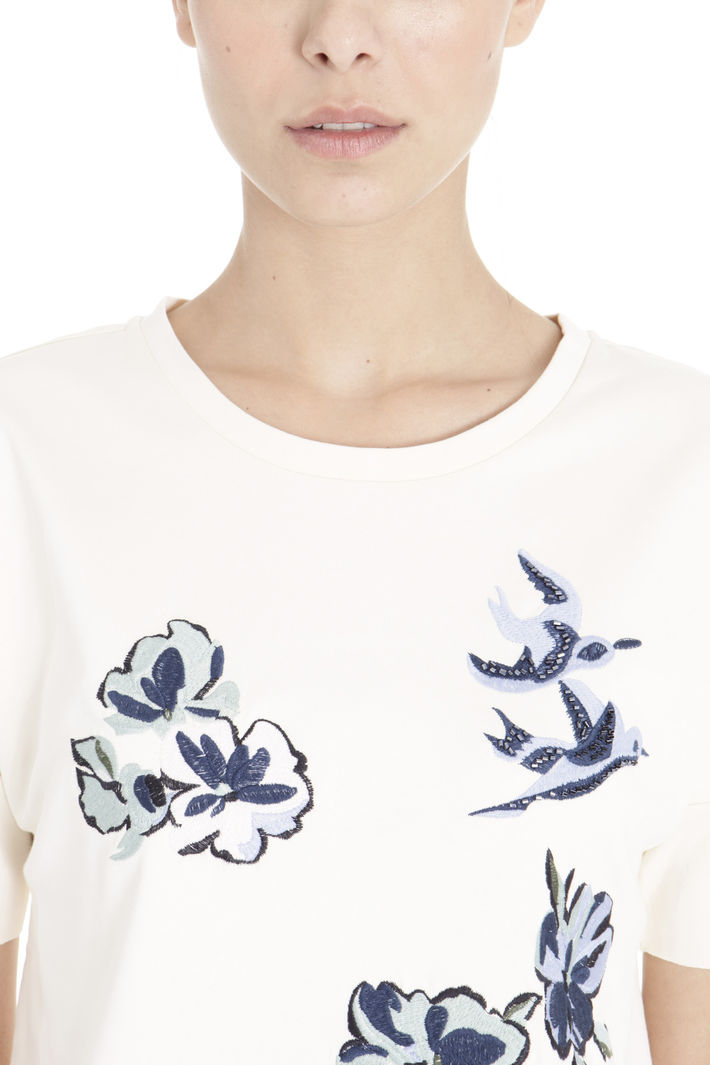 T-shirt ricamata a mano Diffusione Tessile T-shirt ricamata a mano Diffusione Tessile