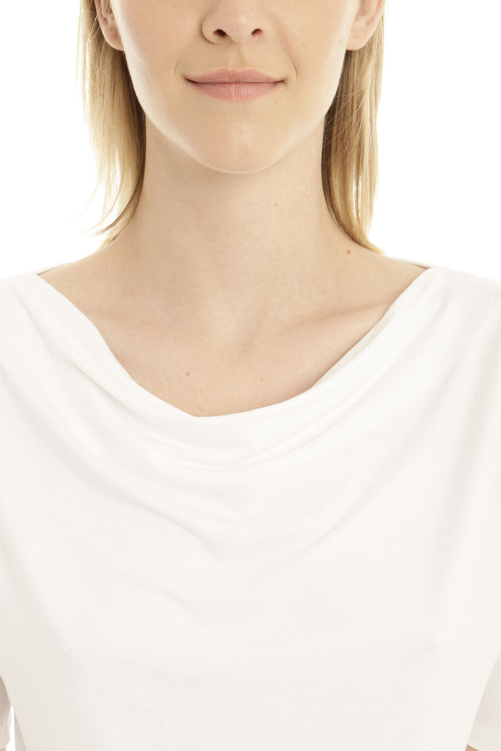 Top con collo drappeggiato Fashion Market Top con collo drappeggiato Fashion Market