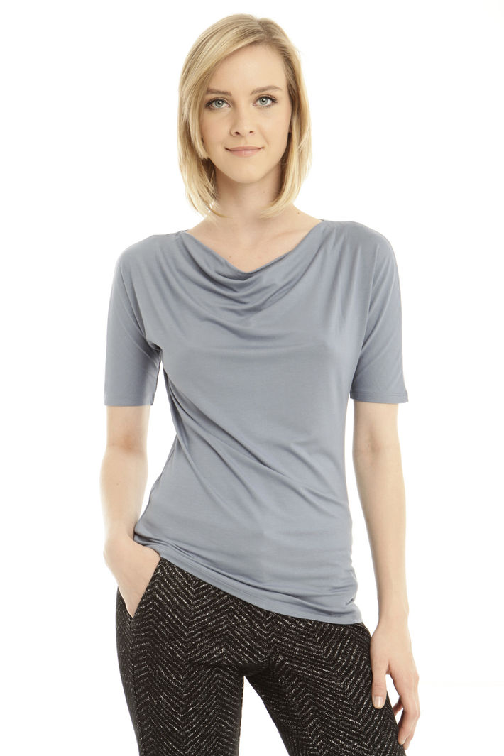 Top con collo drappeggiato Fashion Market Top con collo drappeggiato Fashion Market
