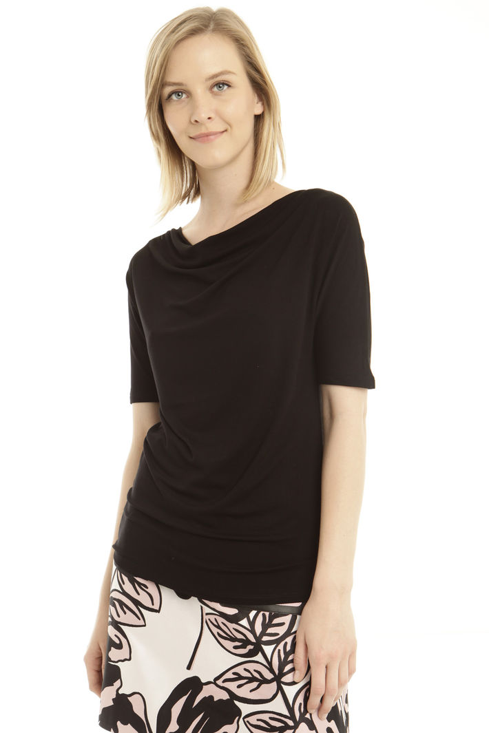 Top con collo drappeggiato Fashion Market Top con collo drappeggiato Fashion Market