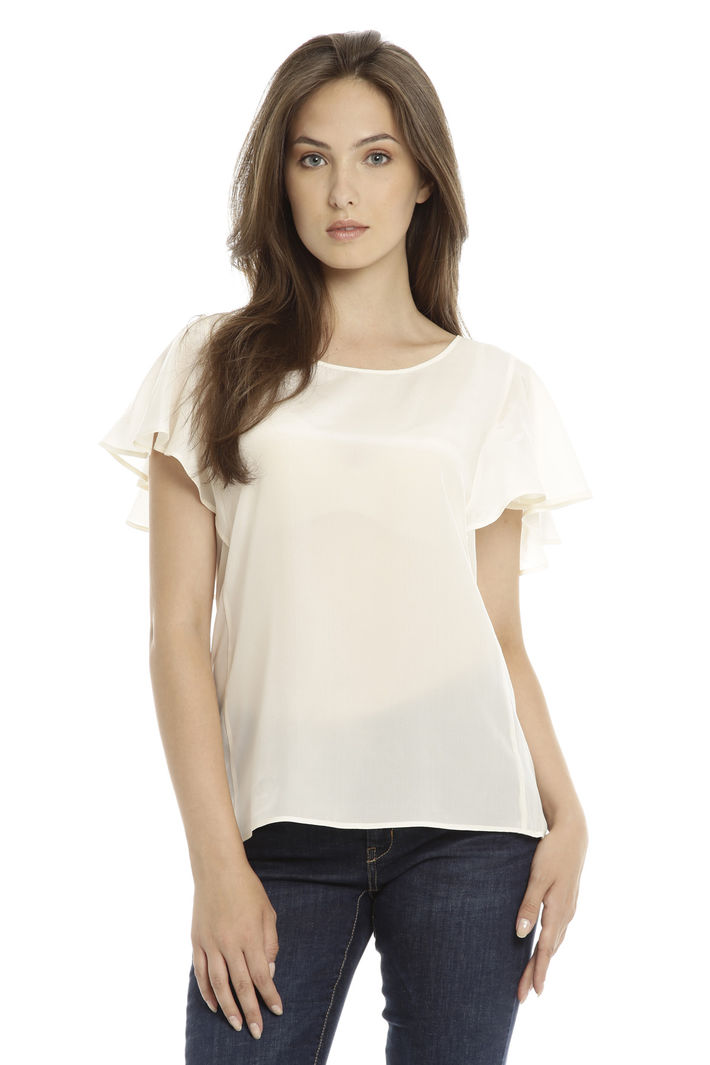 Top in crepe di pura seta Fashion Market Top in crepe di pura seta Fashion Market