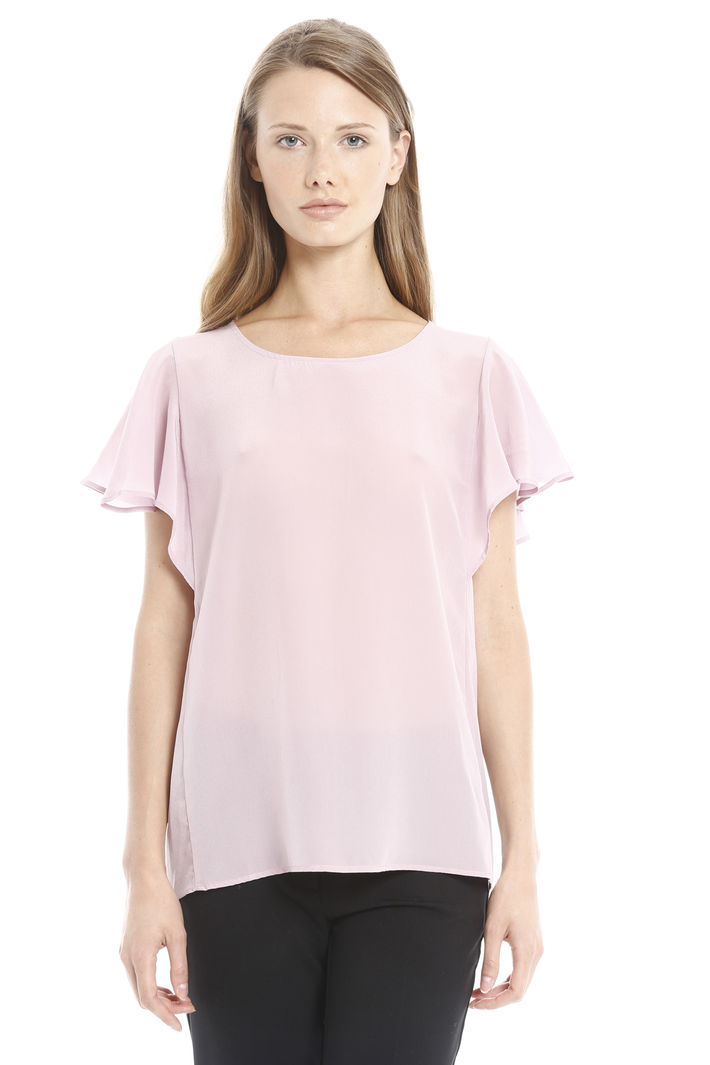 Top in crepe di pura seta Fashion Market Top in crepe di pura seta Fashion Market