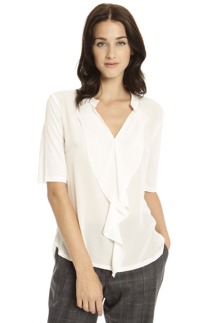 Blusa con maxi volant Fashion Market Blusa con maxi volant Fashion Market