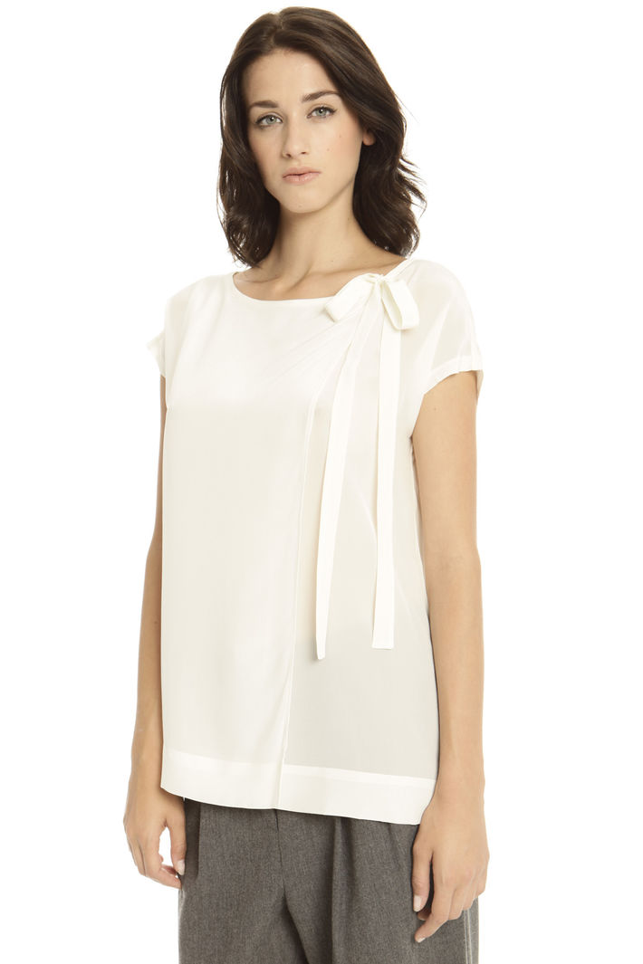 T-shirt bimateriale Fashion Market T-shirt bimateriale Fashion Market