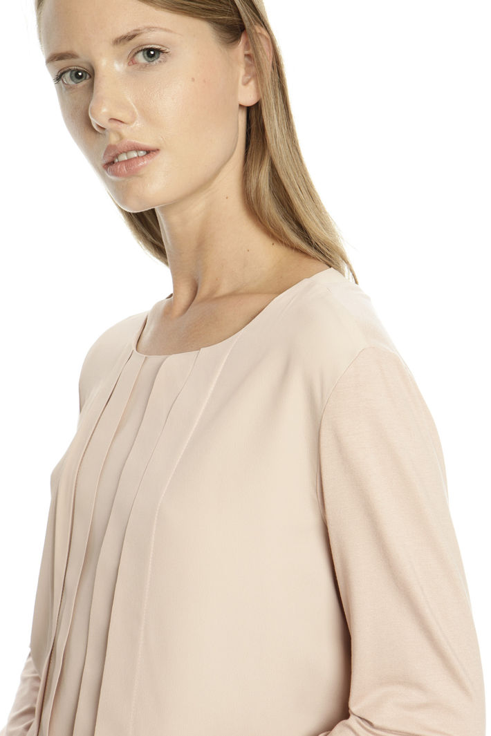 Blusa con pieghe decorative Diffusione Tessile Blusa con pieghe decorative Diffusione Tessile