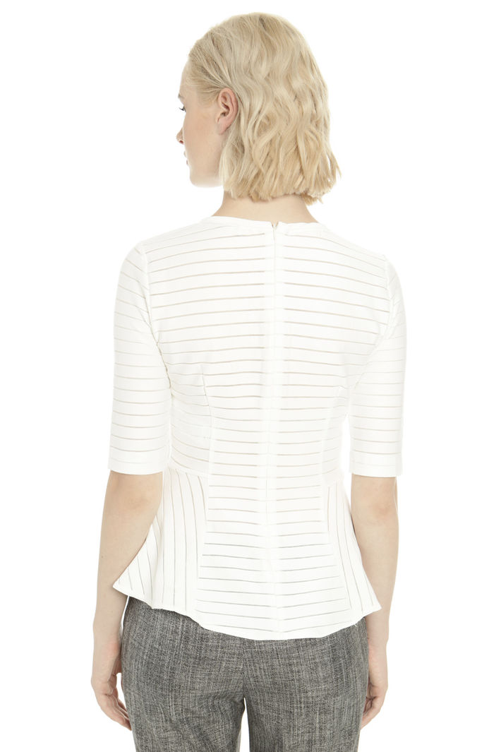 Top con righe in trasparenza Fashion Market Top con righe in trasparenza Fashion Market