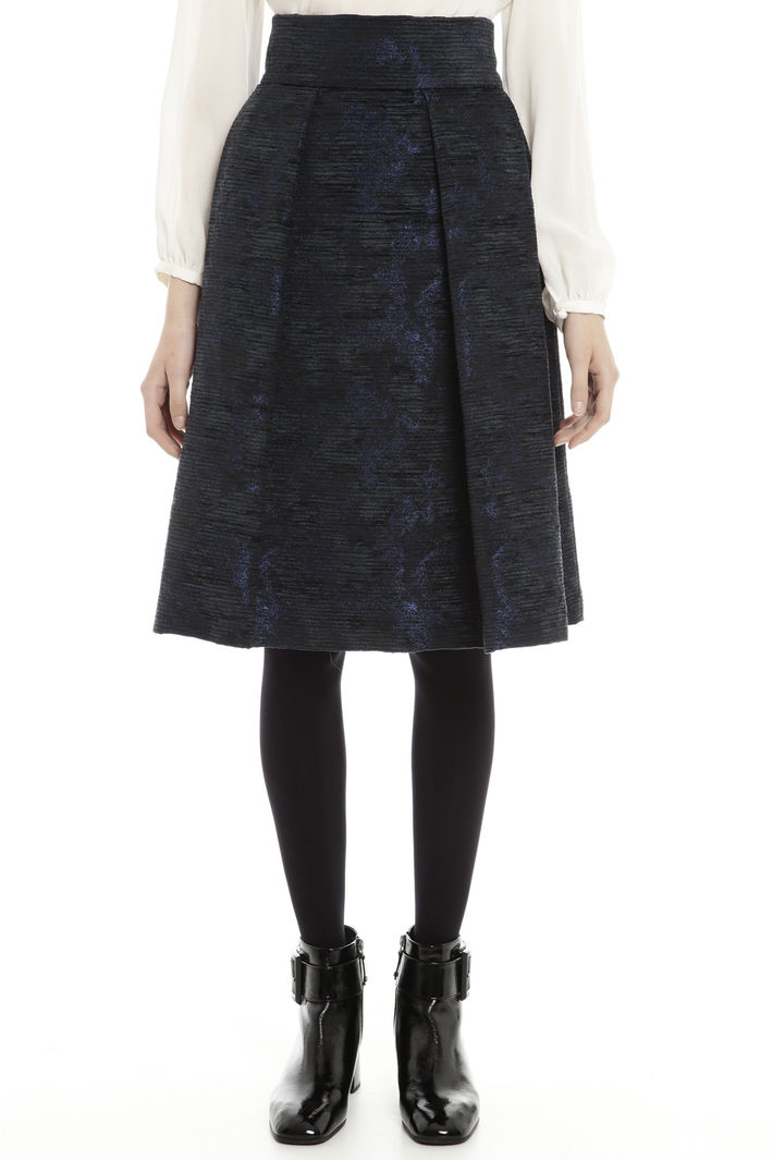 Gonna in ciniglia jacquard Diffusione Tessile Gonna in ciniglia jacquard Diffusione Tessile