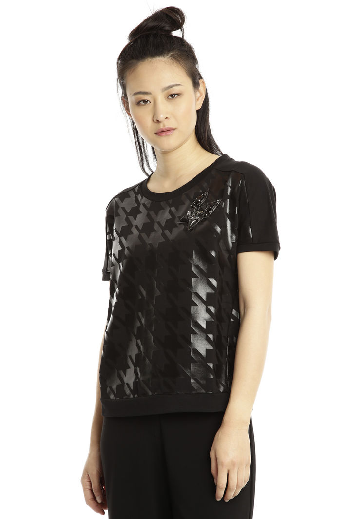 Top boxy in cotone stretch Diffusione Tessile Top boxy in cotone stretch Diffusione Tessile