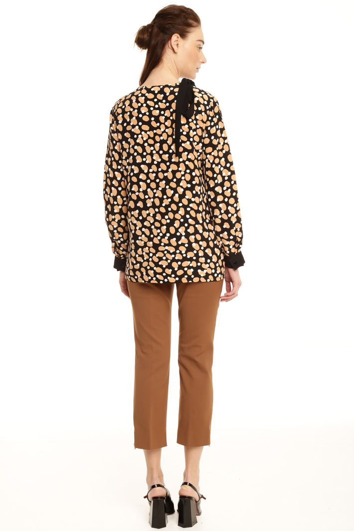 Blusa over in crepe di seta Diffusione Tessile Blusa over in crepe di seta Diffusione Tessile
