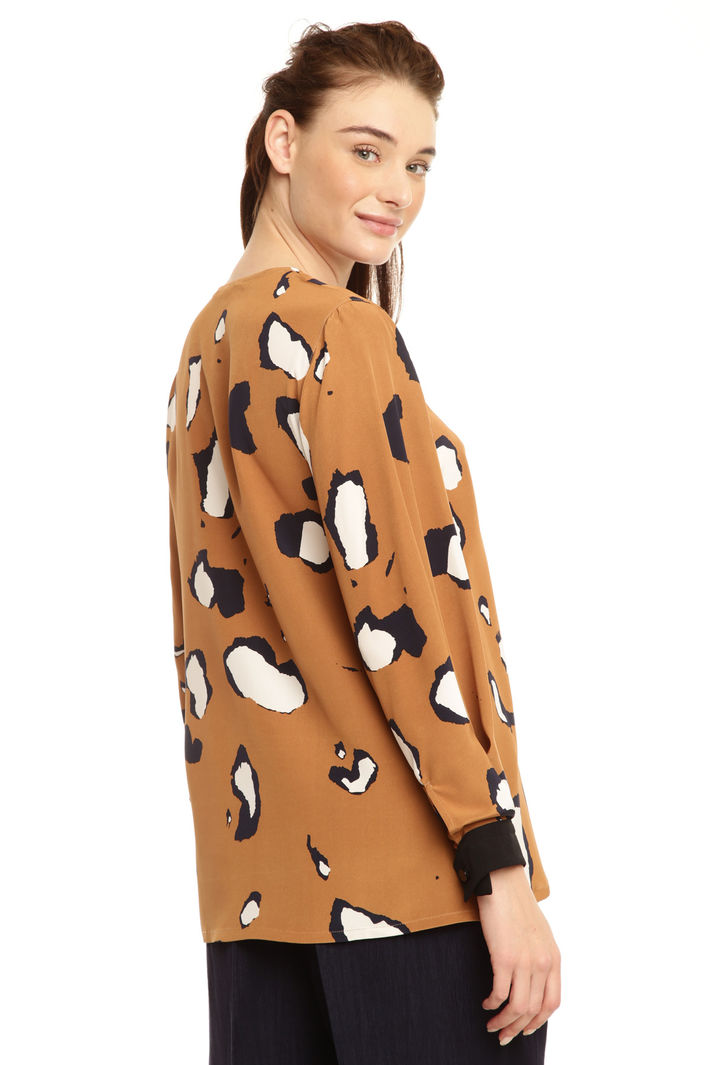 Blusa over in crepe di seta Diffusione Tessile Blusa over in crepe di seta Diffusione Tessile