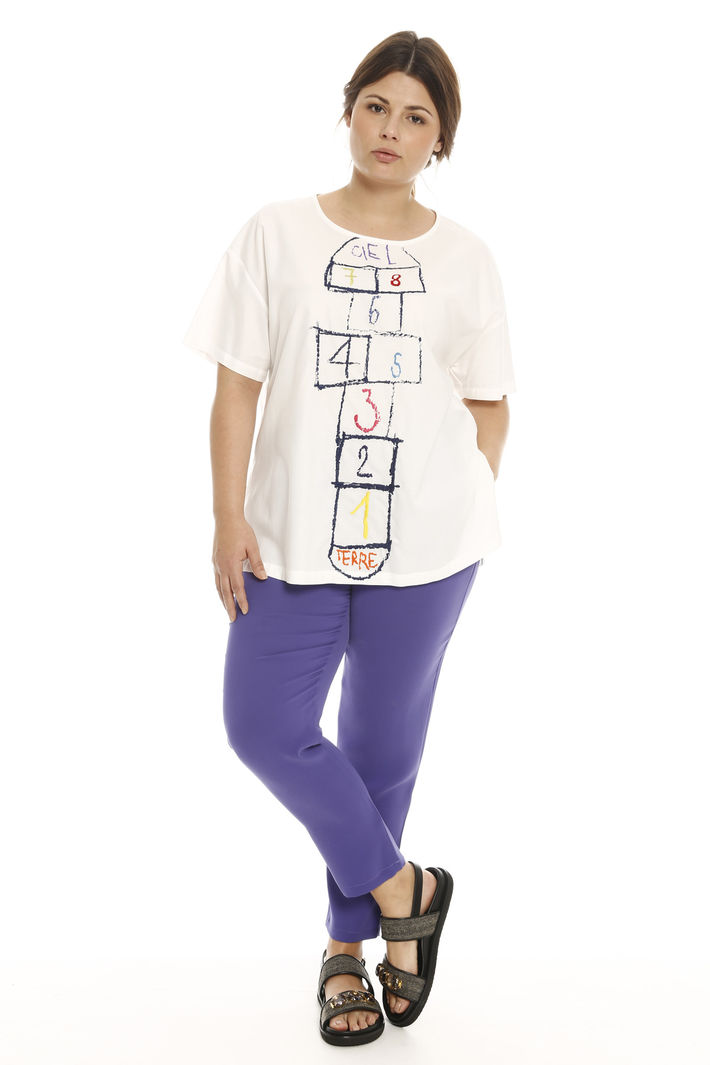 Blusa in popeline di cotone Intrend Blusa in popeline di cotone Intrend