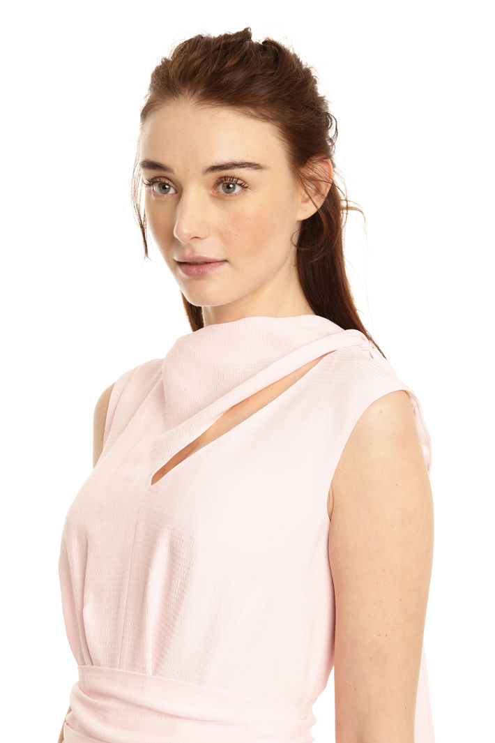 Abito in crepe enver satin Intrend Abito in crepe enver satin Intrend